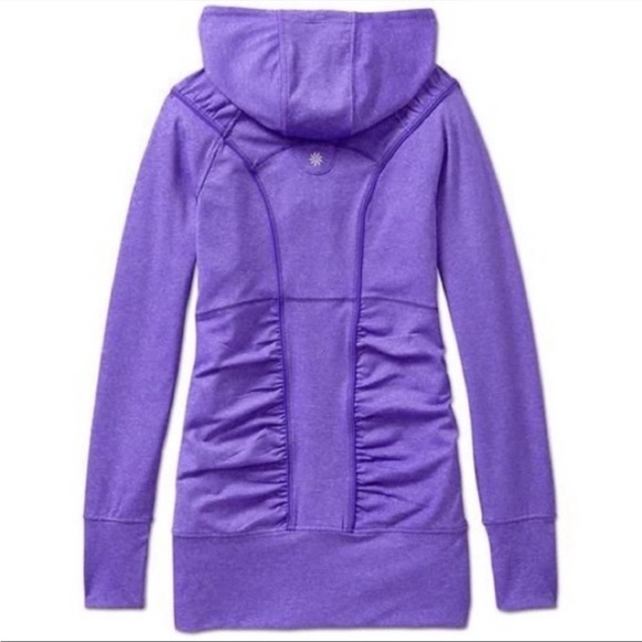 💜ATHLETA RISHI HOODED JACKET-PURPLE-S💜 - Picture 4 of 8